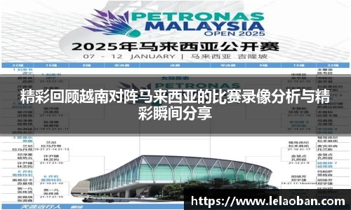 精彩回顾越南对阵马来西亚的比赛录像分析与精彩瞬间分享
